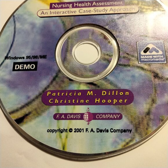 F A Davis Nursing Health Assessment Interactive Case Study 2001 Windows 95 96 CD - Picture 4 of 4